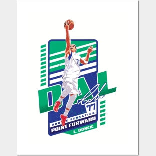 Luka Doncic DAL tee t-shirt Posters and Art